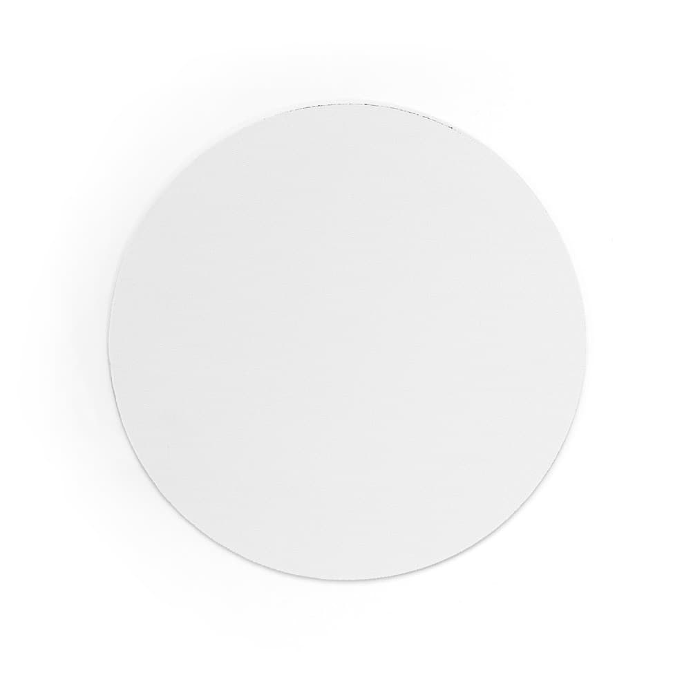 BLAIR ROUND. Tappetino per mouse rotondo con base in gomma