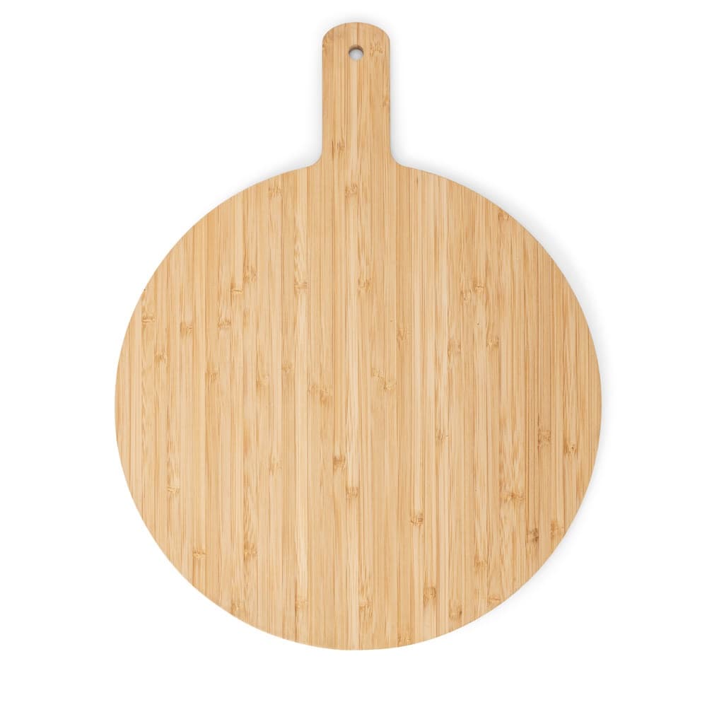 CHEESANO. Tagliere in bambù di forma rotonda