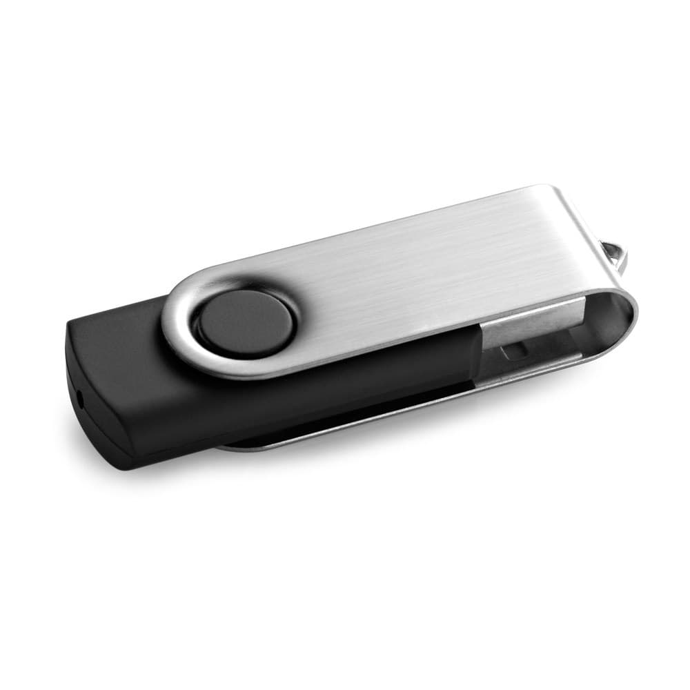 CLAUDIUS 4GB. Chiavetta USB da 4 GB con clip in metallo