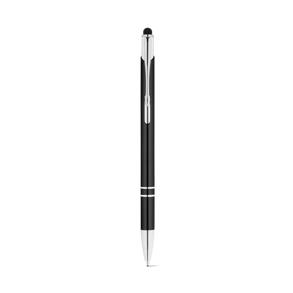 GALBA. Penna a sfera in alluminio con punta touch e clip