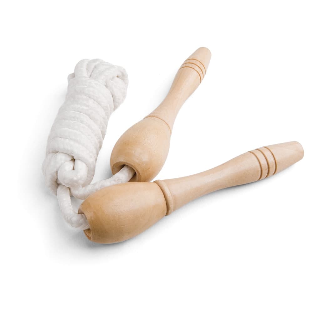 JUMPI. Corda da saltare con impugnature in legno