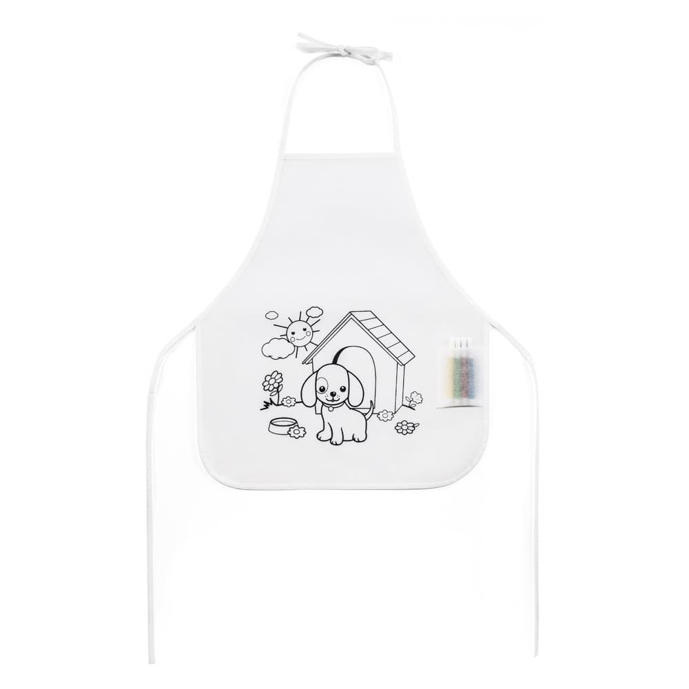 NILO. Grembiule per bambini da colorare in TNT (80 g/m²)