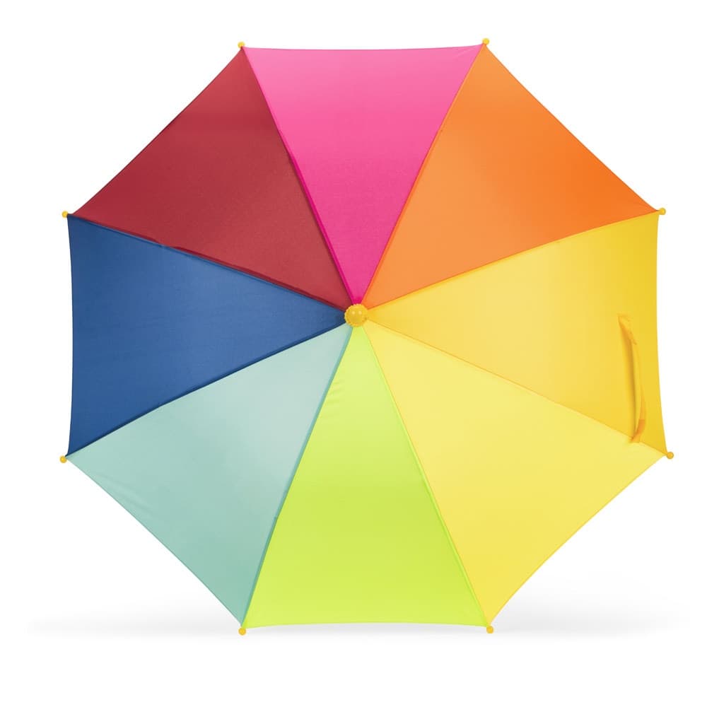 OLIVIA. Ombrello colorato per bambini da 19" in poliestere 190T