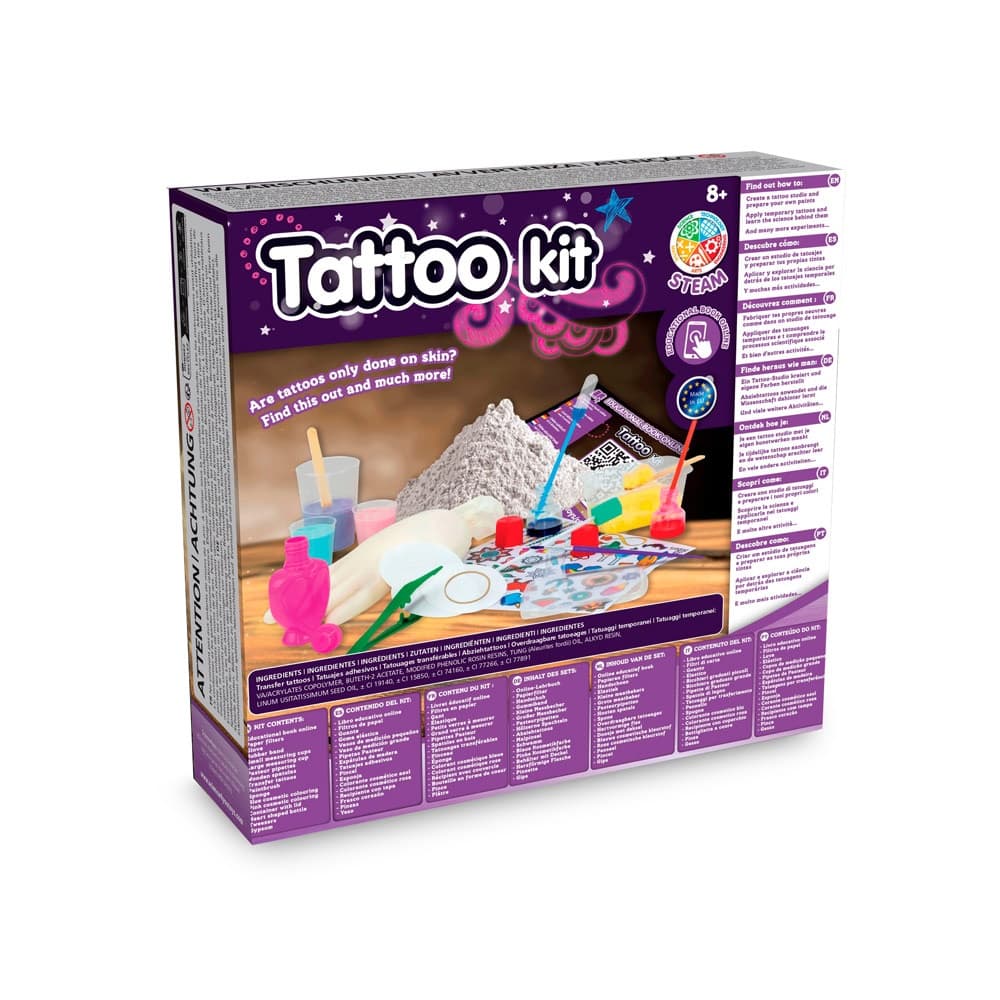 Tattoo Factory Kit I. Gioco educativo per bambini