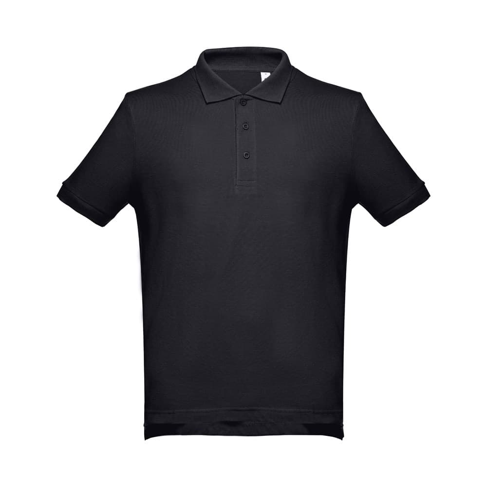 THC ADAM II. Polo da uomo in cotone a maniche corte
