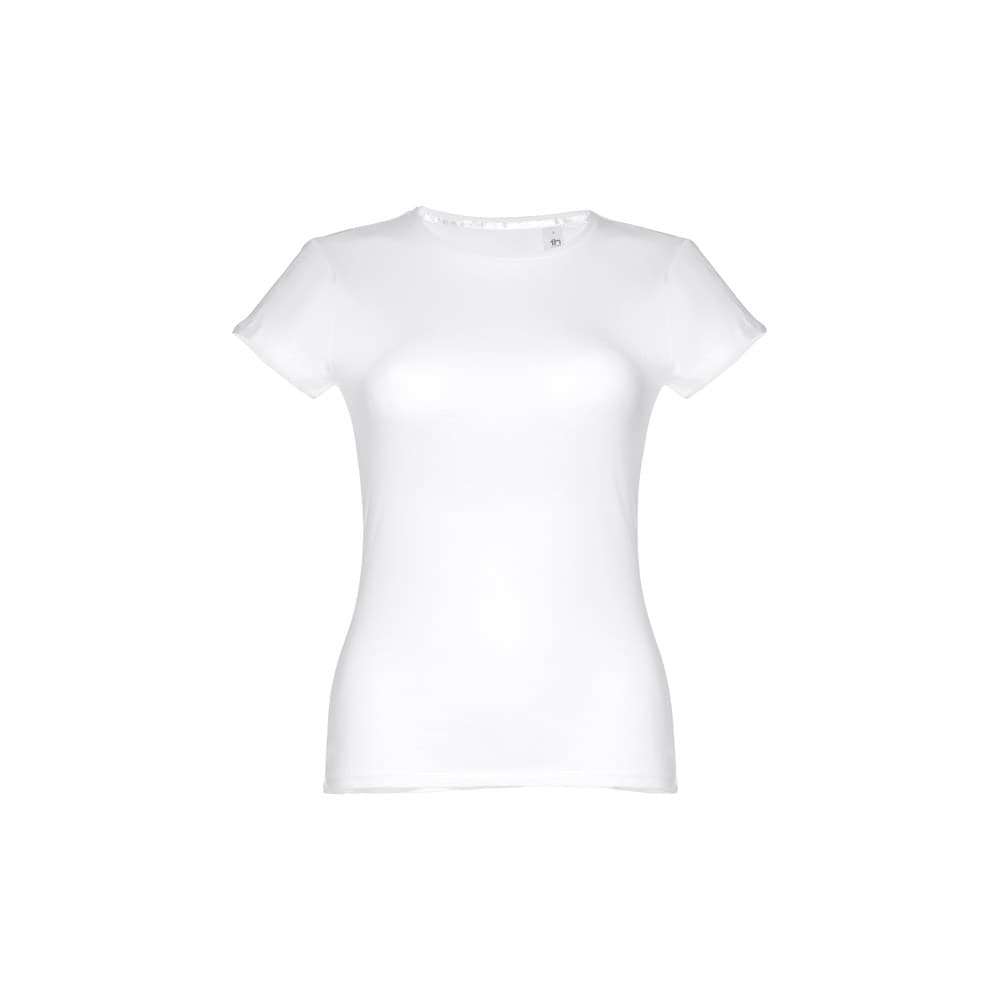 THC SOFIA WH. T-shirt sfiancata da donna in cotone. colore bianco - vista 2