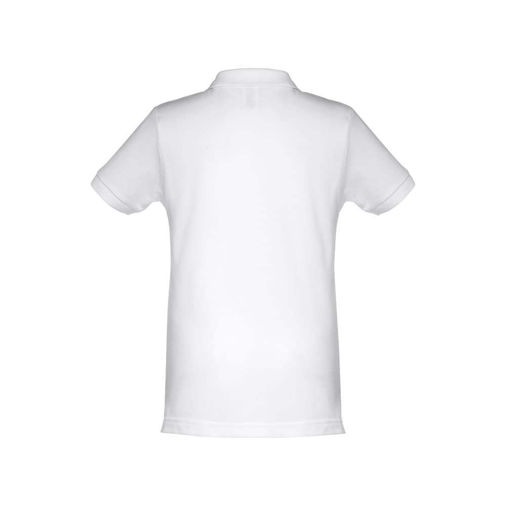 THC ADAM KIDS WH. Polo a maniche corte per bambini (unisex). colore bianco - vista 3