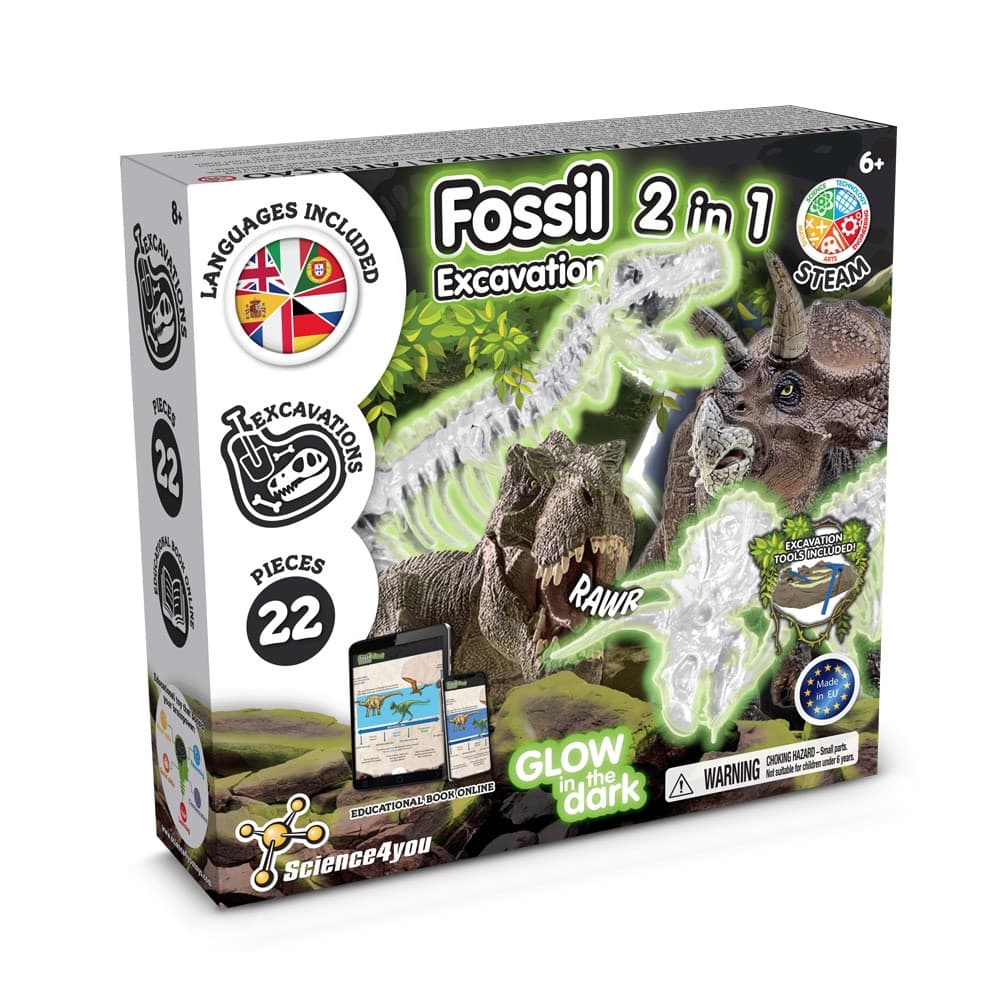 2 in 1 Fossil Excavation Kit I. Gioco educativo per bambini - vista 8