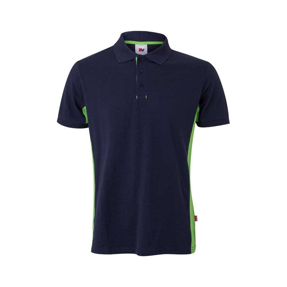 VL SUPAY. Polo bicolore piqué (180g/m²), a maniche corte, in cotone (60%) e poliestere (40%) - vista 1