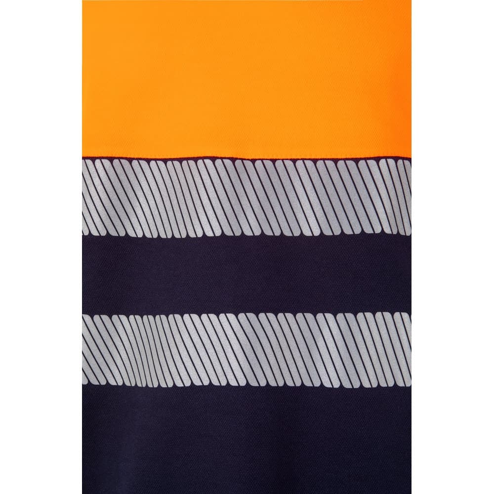 VL BASTET. T-shirt bicolore piqué (150g/m²), in cotone (55%) e poliestere (45%) - vista 4