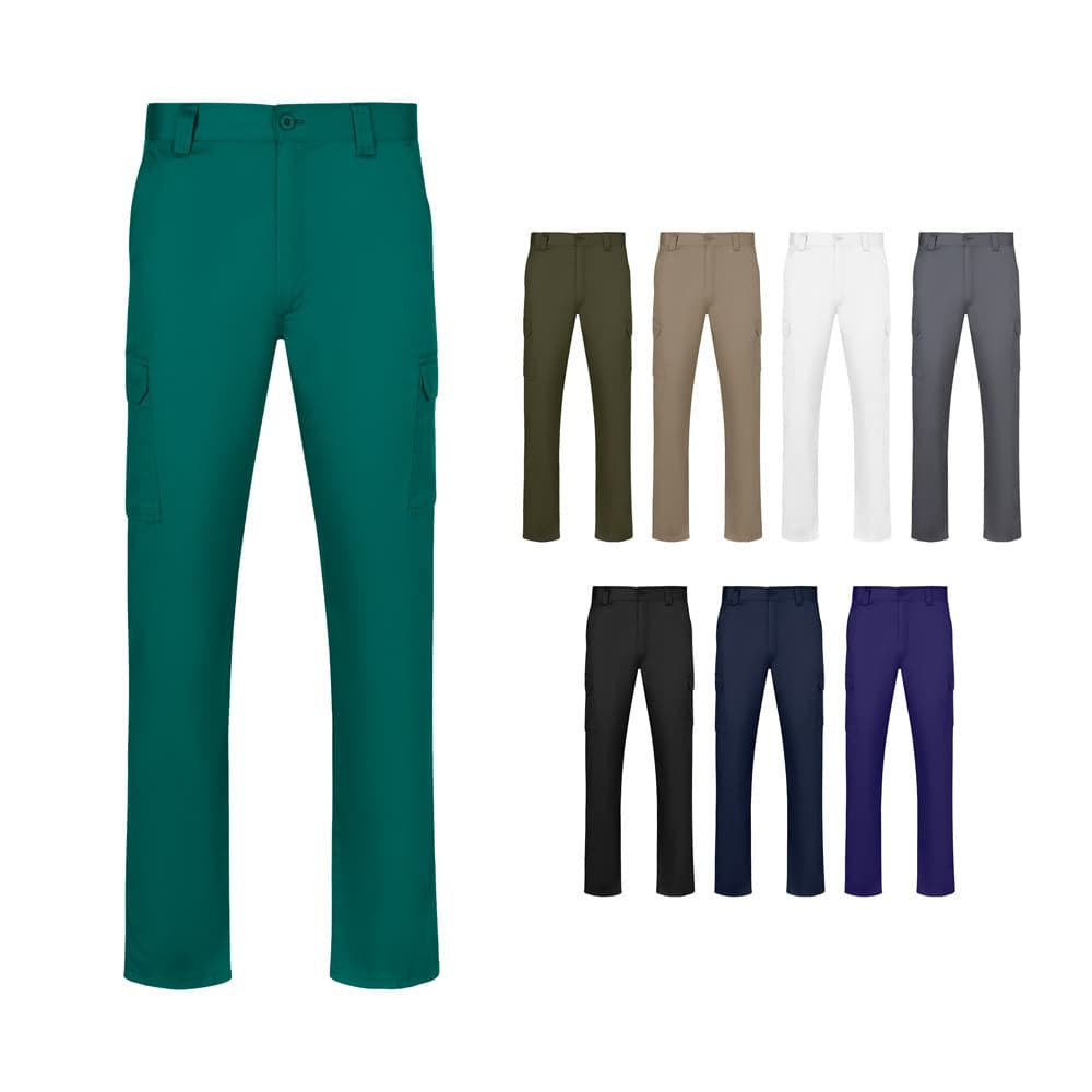 VL HERMES. Pantaloni con diverse tasche in twill (190 g/m²) - vista 7