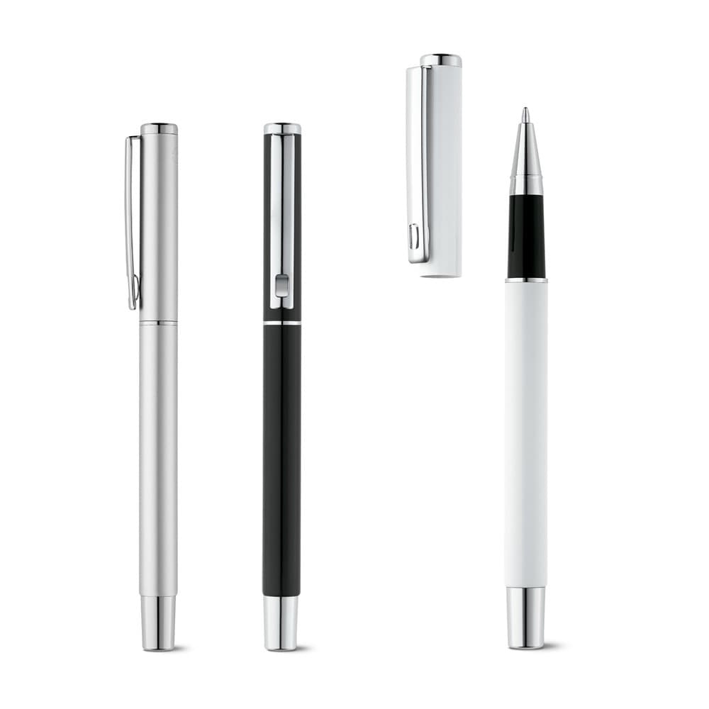 DANEY. Penna roller in alluminio riciclato (100% rAL) con clip - vista 4
