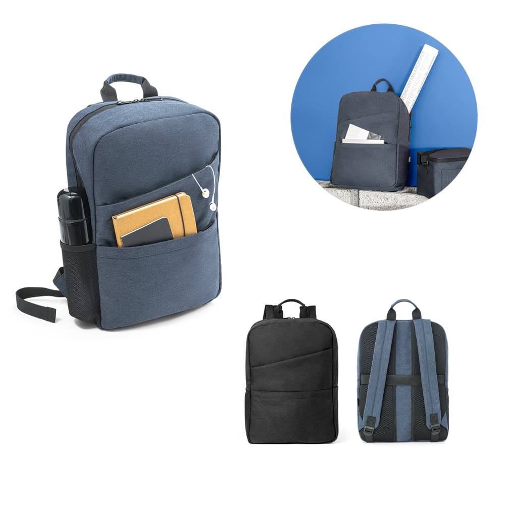 REPURPOSE BACKPACK. Zaino porta PC 15'6'' in 600D poliestere riciclato - vista 7
