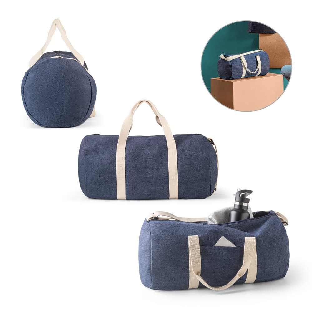 DENIM BAG. Borsa sportiva in denim (300 g/m²) - vista 5
