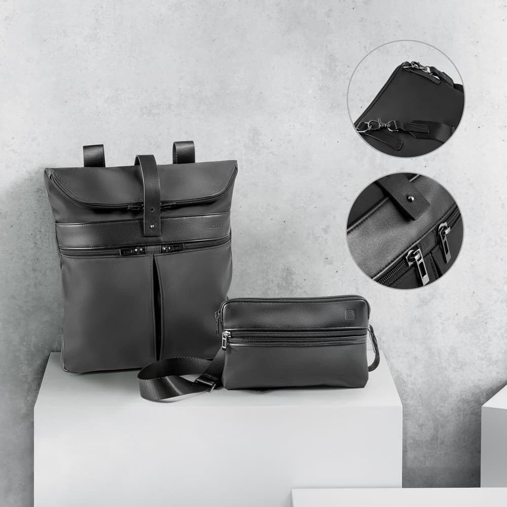 ROVER BACKPACK. Zaino in microfibra e PU - vista 8