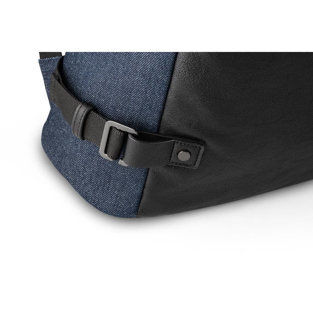 DIVERGENT BACKPACK I. Zaino porta PC fino a 15'6'' in denim e PU - vista 3