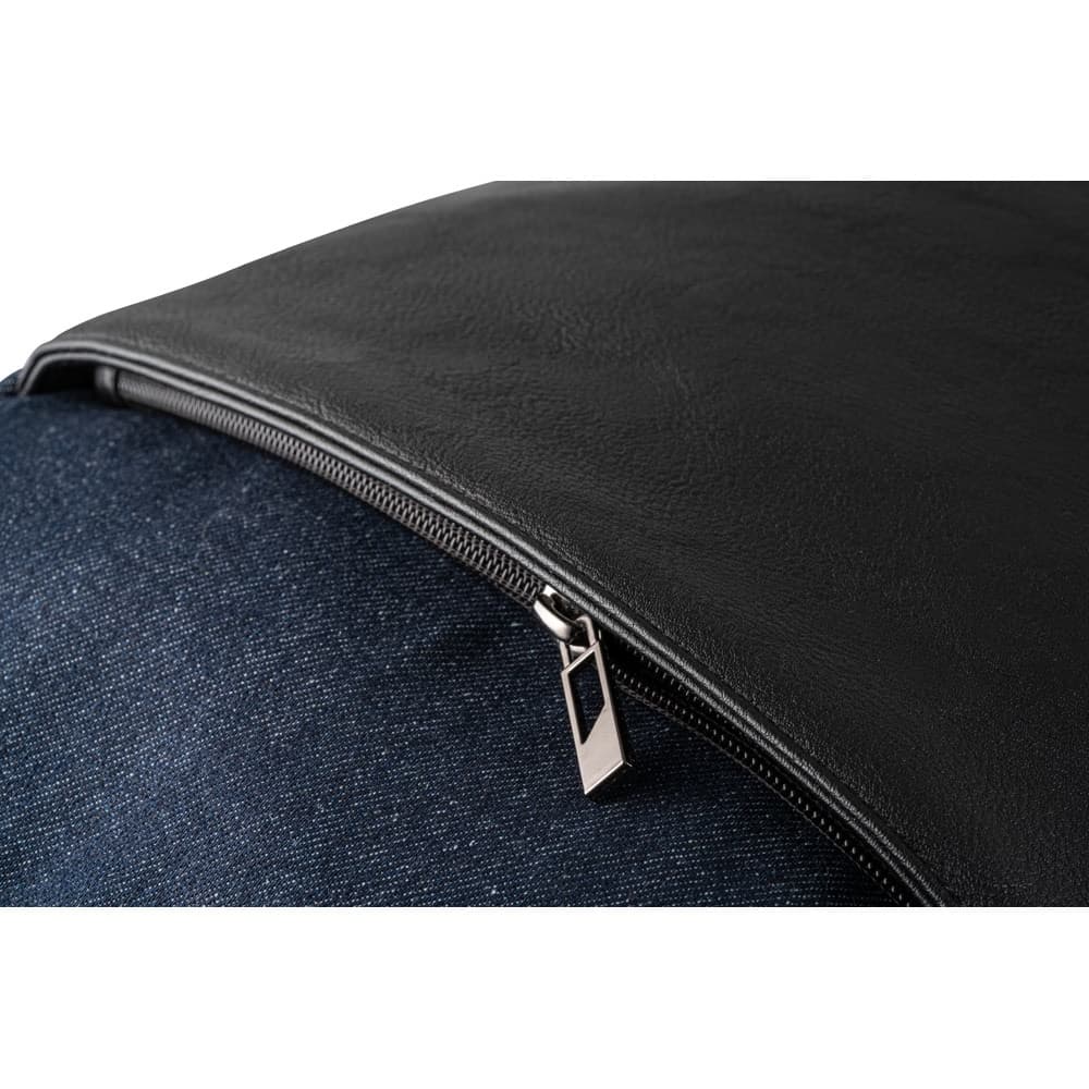 DIVERGENT BACKPACK I. Zaino porta PC fino a 15'6'' in denim e PU - vista 4