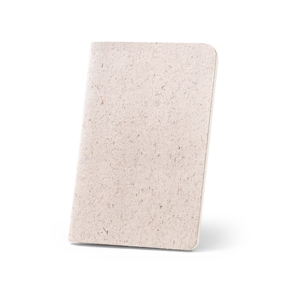 ORGANIC SOFT. Block notes A6 con copertina flessibile fabbricata tramite la materia organica degli elefanti (80%) - vista 1