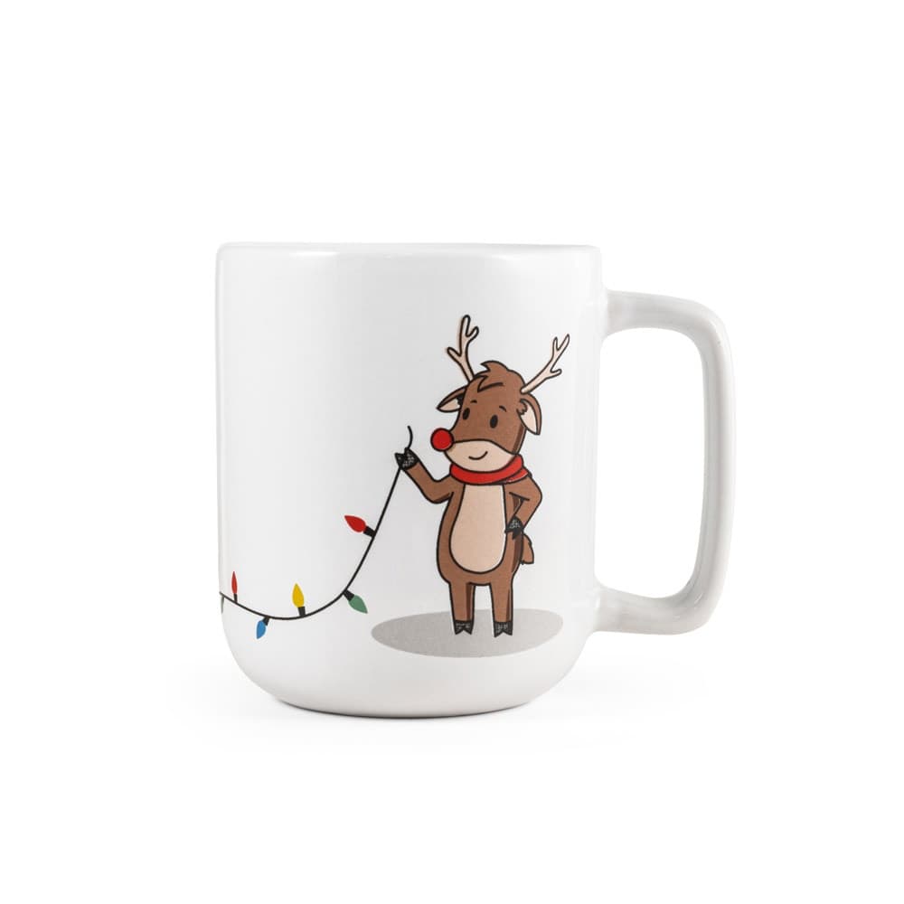 REINDEER. Tazza con stampa natalizia 330 mL - vista 2