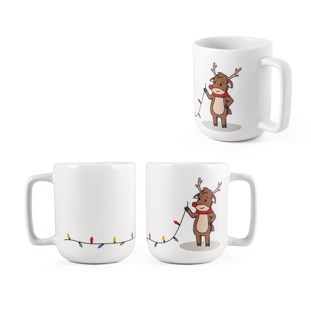REINDEER. Tazza con stampa natalizia 330 mL - vista 5