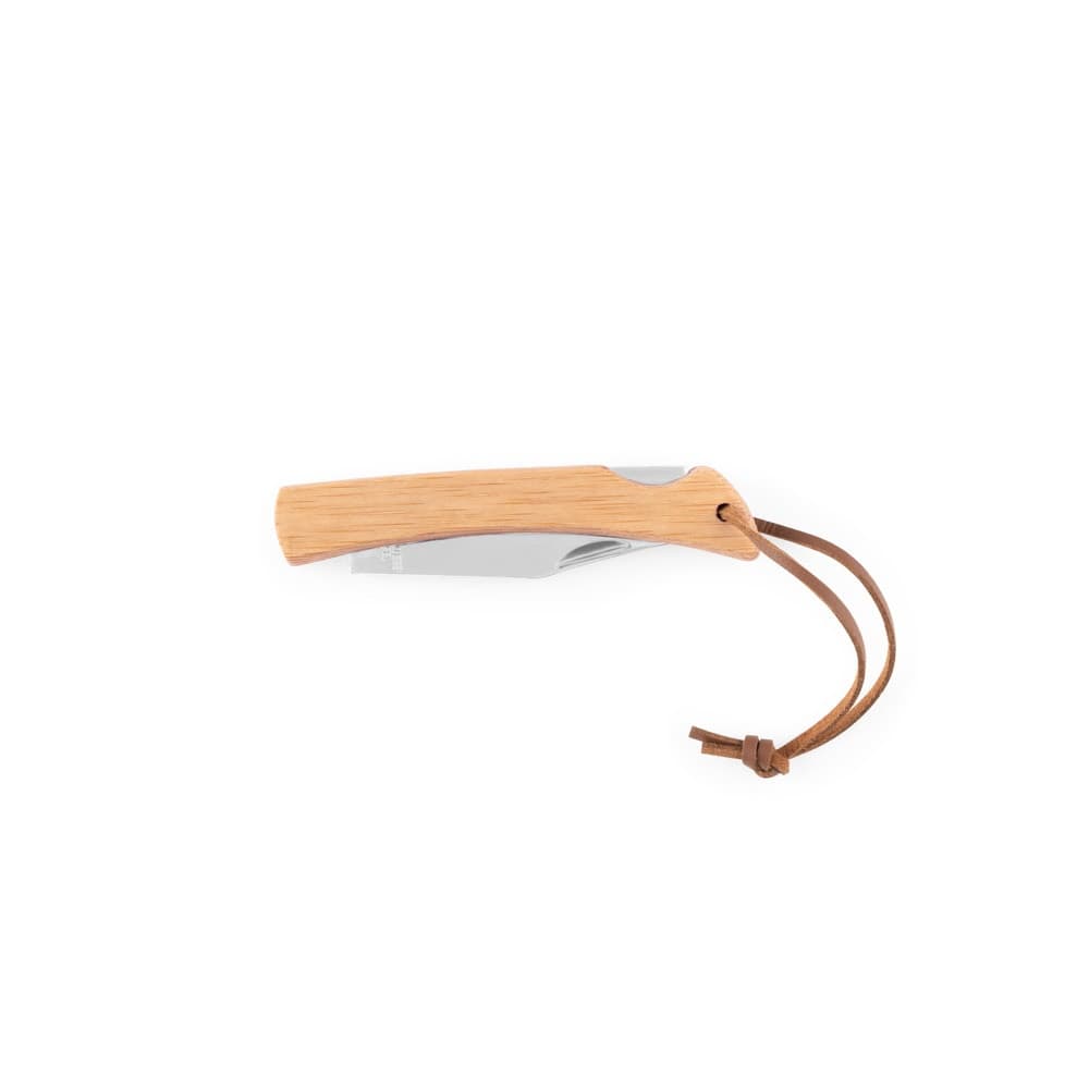 RANGER. Coltello con lama in acciaio inox e manico in bambù - vista 3
