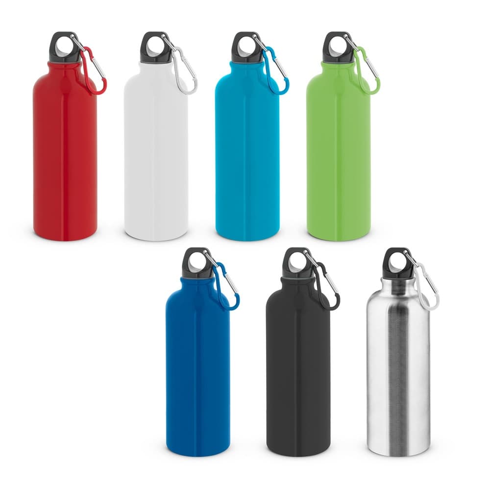 KELCE. Borraccia in acciaio inossidabile con parete singola e moschettone 550 ml - vista 2