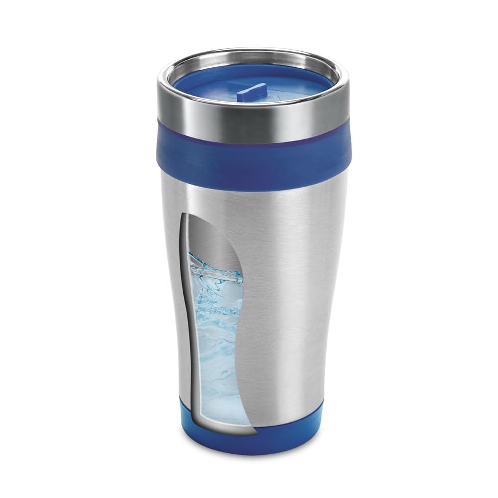 BATUM. Bicchiere da viaggio in acciaio inox e PP 420 mL - vista 3