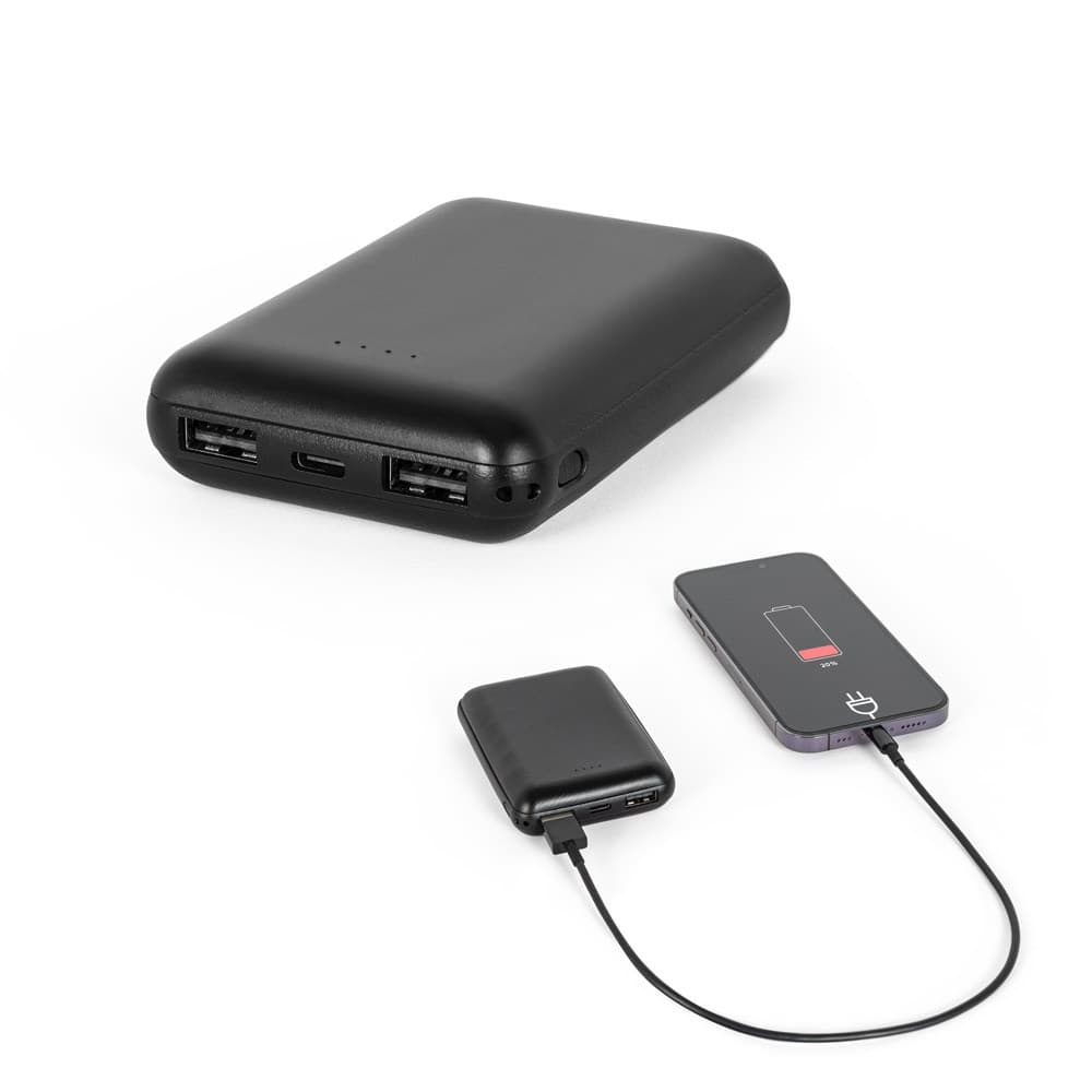 LEAKEY 8. Power bank 8'000 mAh in ABS riciclato (100% rABS) - vista 4