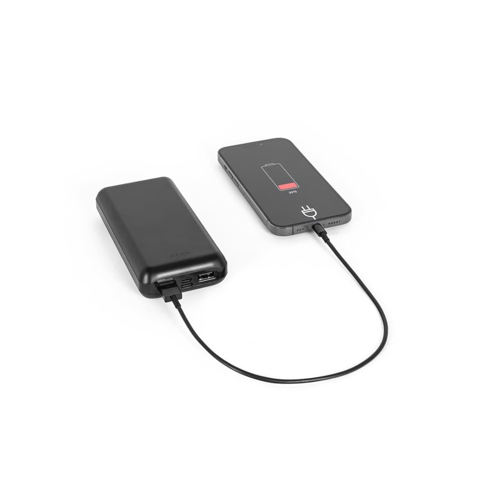 LEAKEY 20. Power bank 20'000 mAh in ABS riciclato (100% rABS) - vista 3