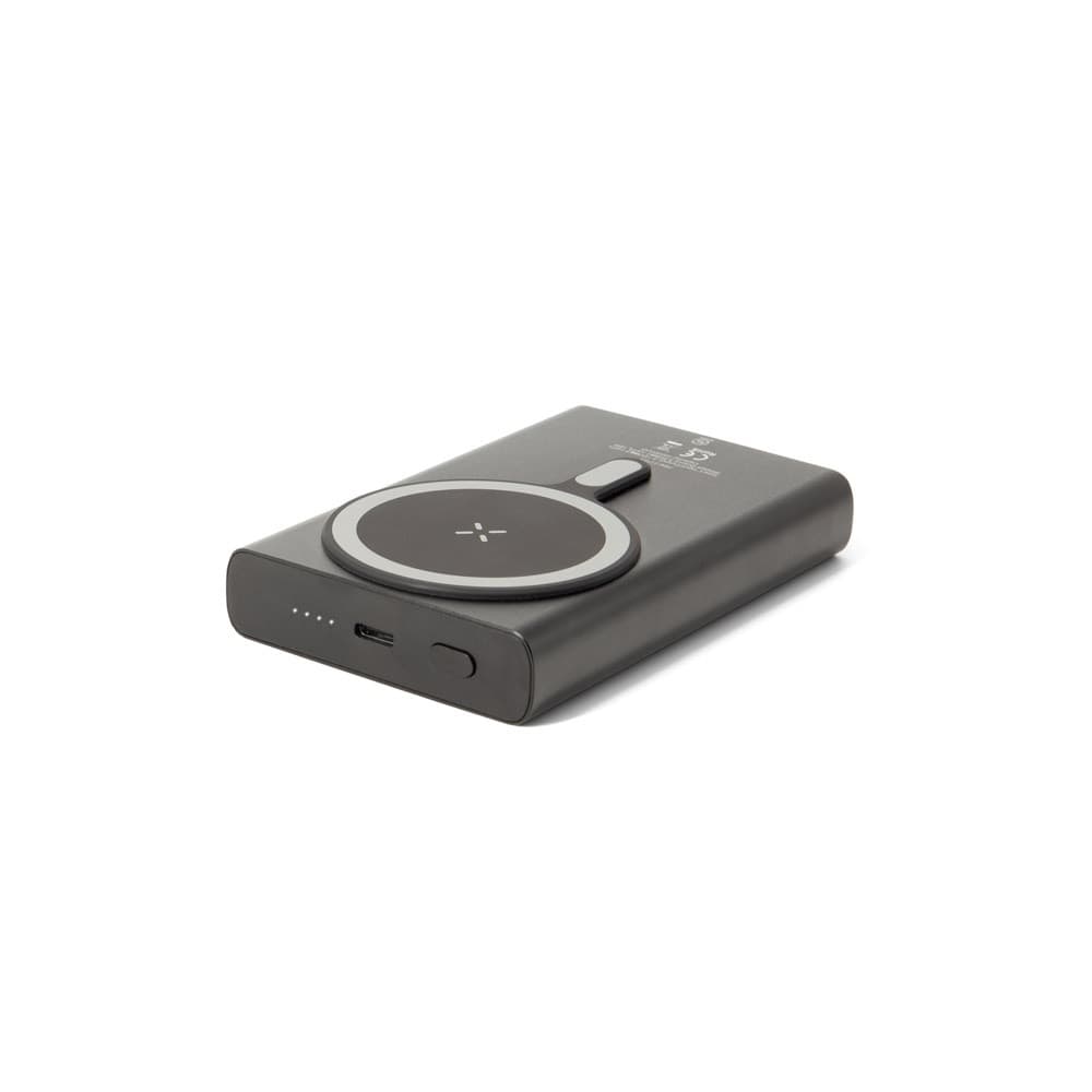 WRIGHT 10. Power bank magnetico con ricarica super rapida in alluminio riciclato e ABS riciclato 10'000 mAh - vista 1