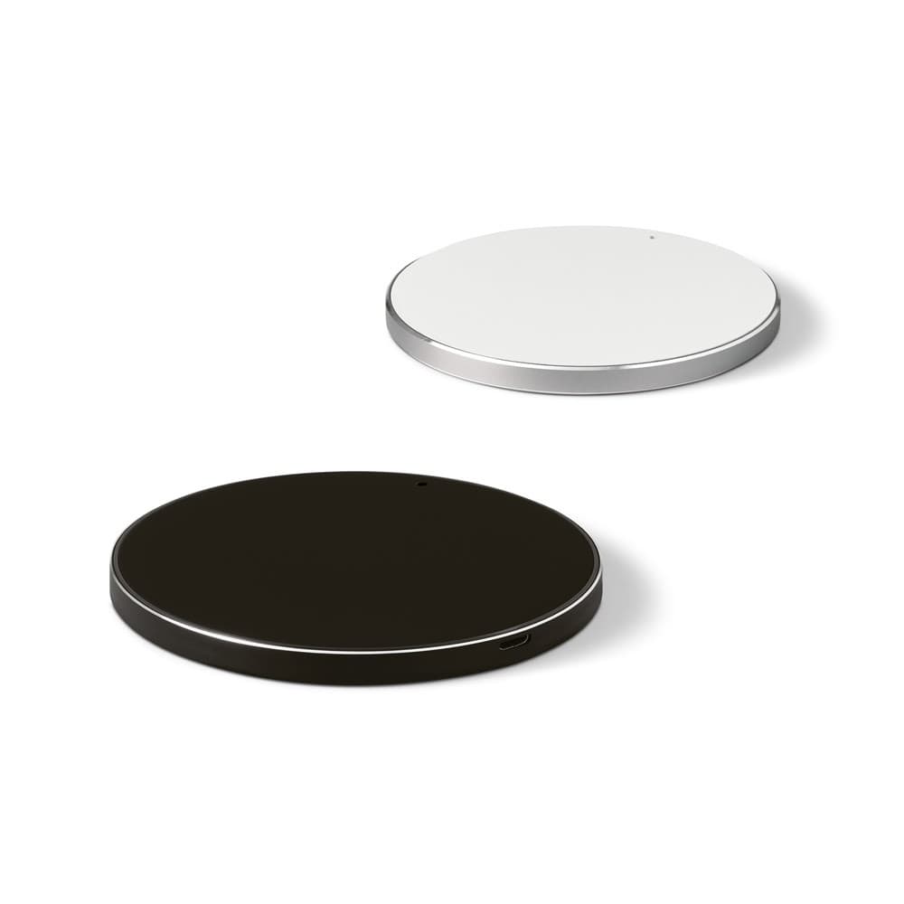 JOULE. Caricatore wireless fast 10W in ABS riciclato (100% rABS) e alluminio riciclato (100% rAL) - vista 2