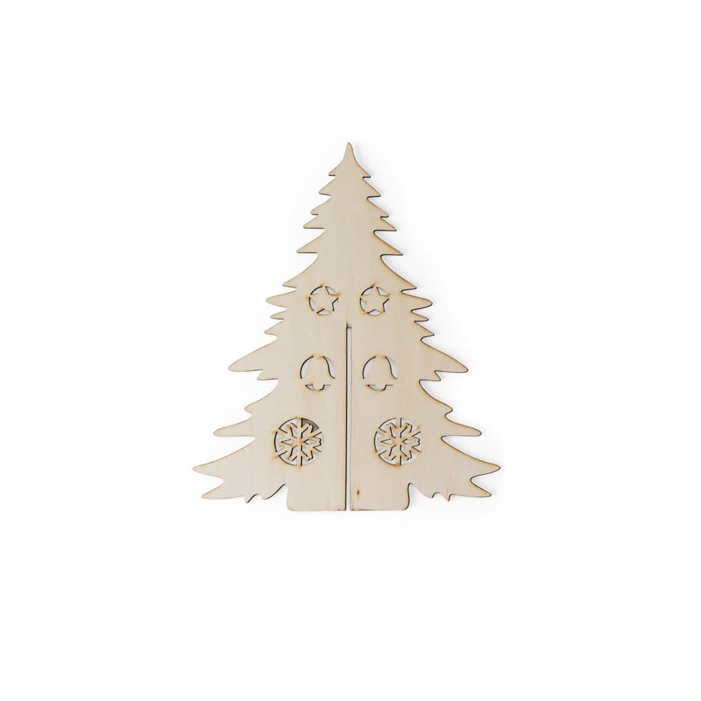 PINERY. Albero di Natale in legno da colorare, smontabile - vista 3