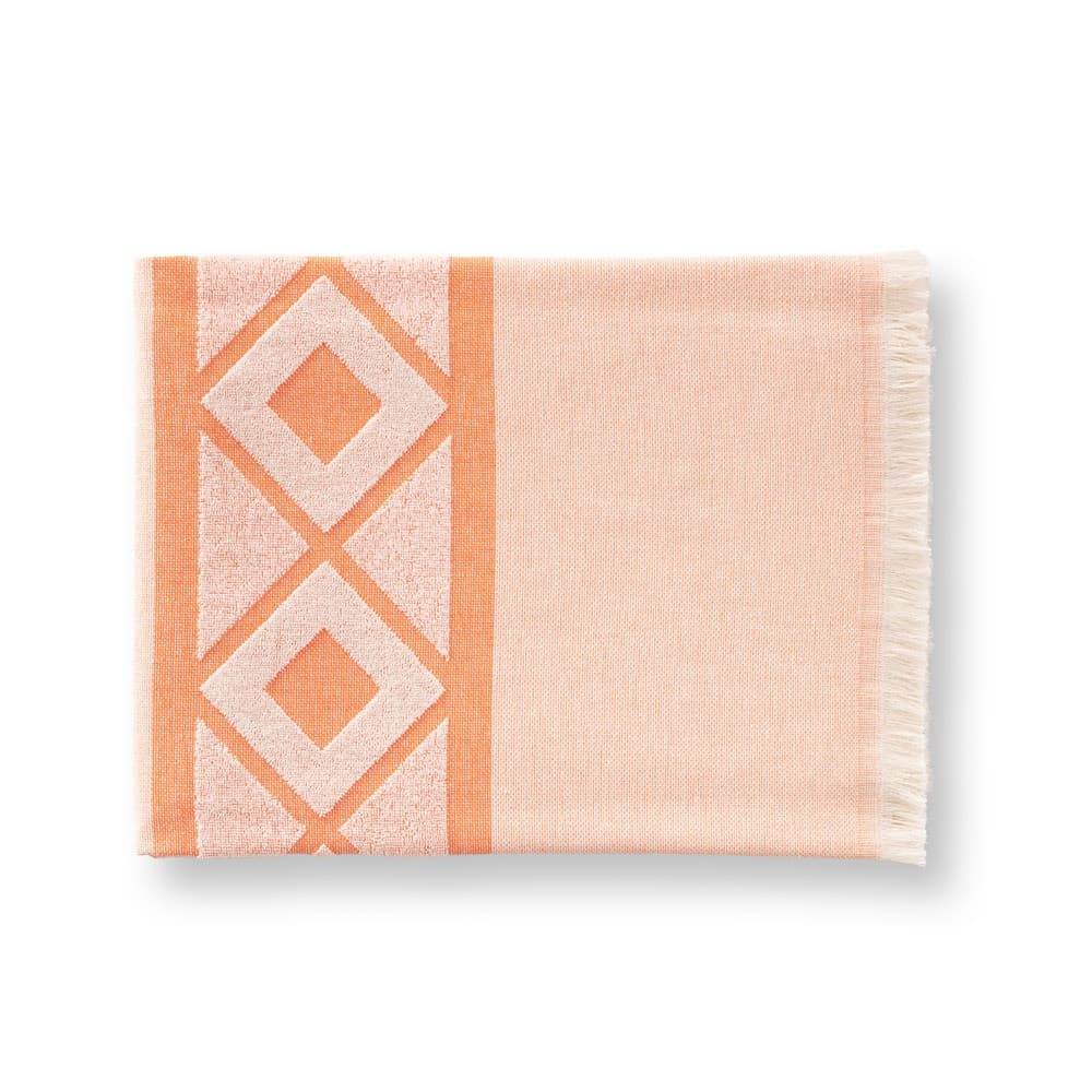 MALEK. Telo multifunzionale e da bagno (350g/m²) realizzato in cotone leggero e resistente (85%) e cotone riciclato (15%) - vista 2