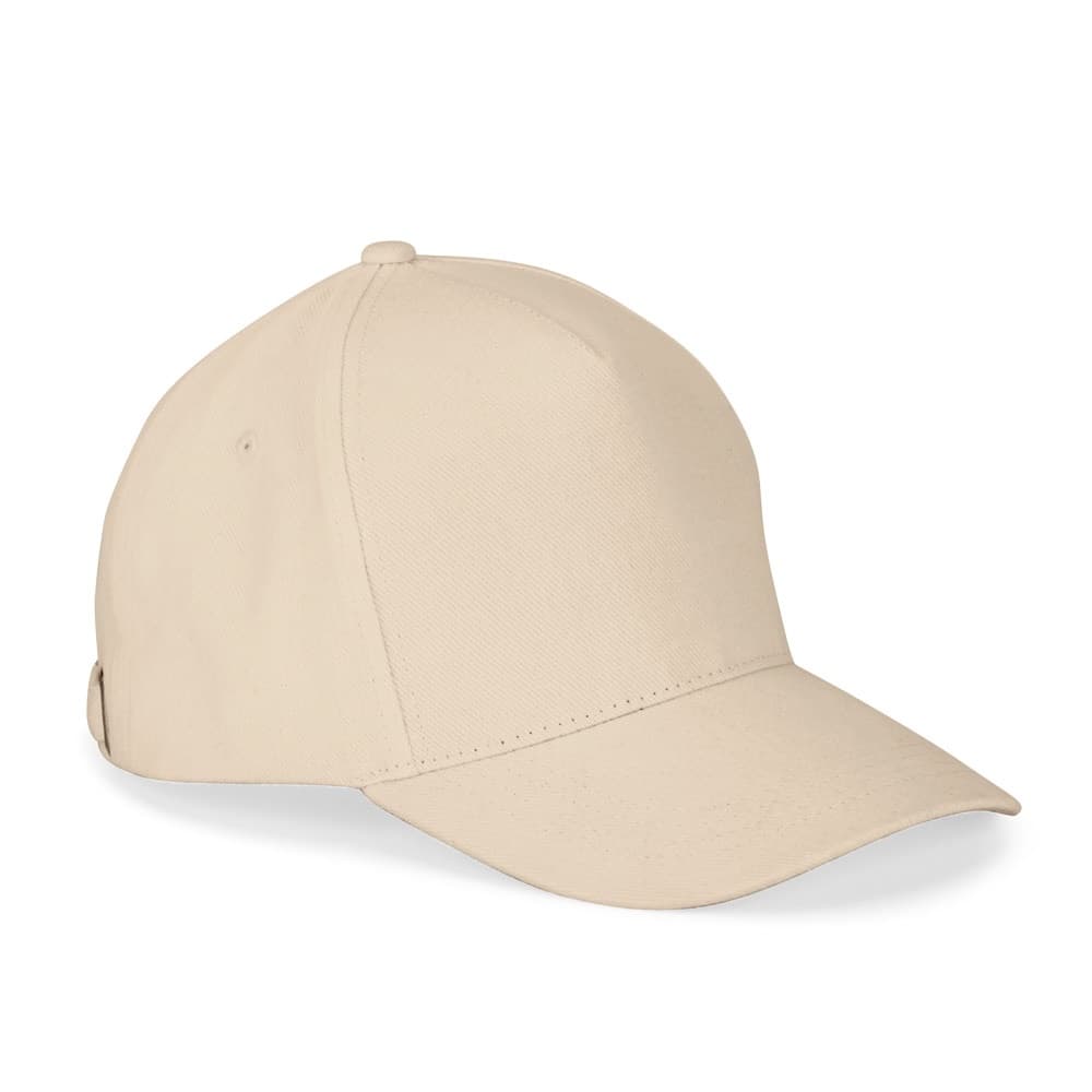 ASHTON. Cappellino 100% cotone (260 g/m²)con 5 pannelli - vista 1