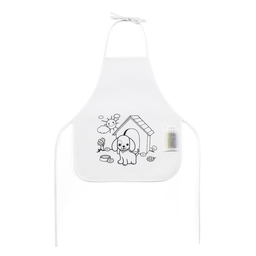 NILO. Grembiule per bambini da colorare in TNT (80 g/m²) - vista 1