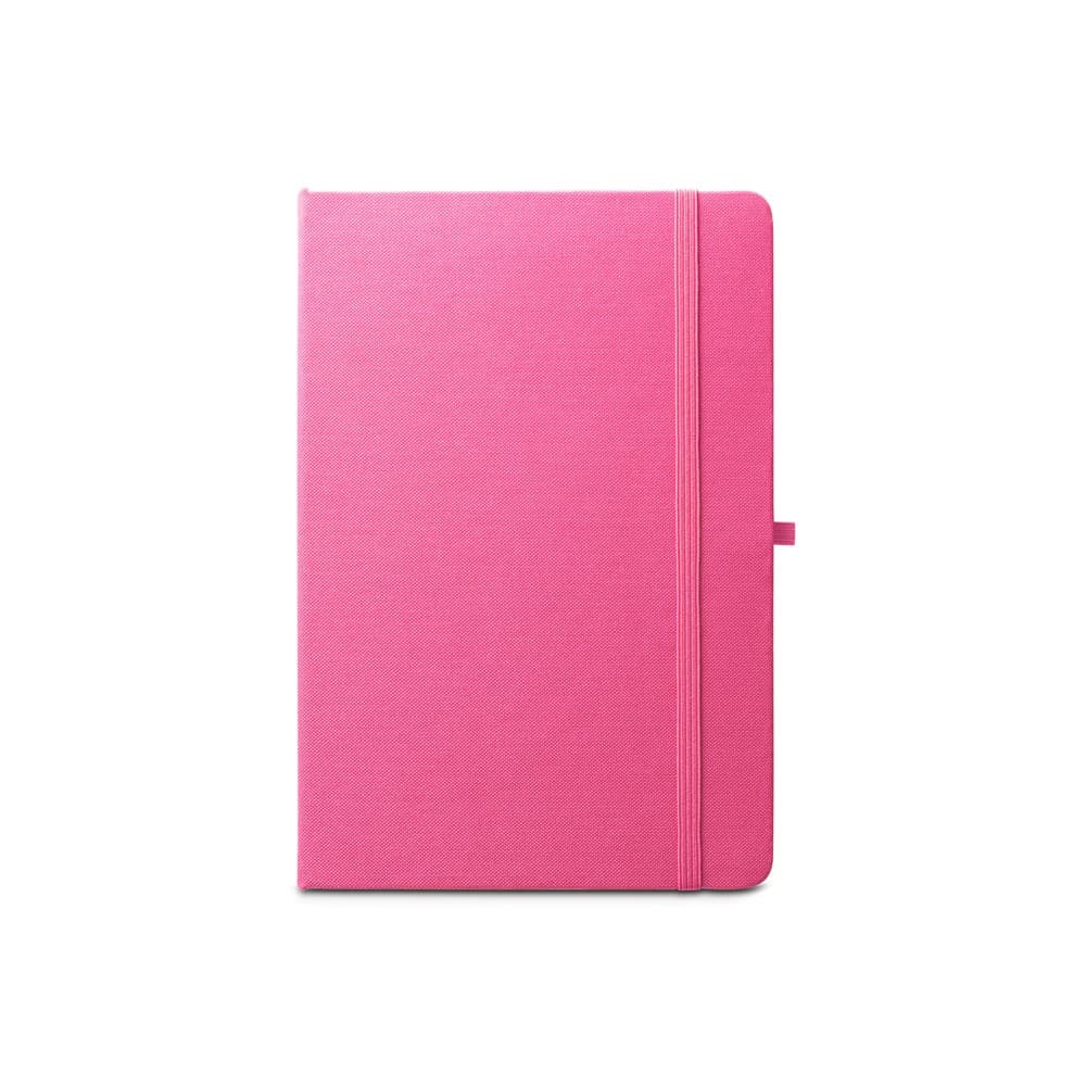 ANNE. Block notes A5 in poliestere riciclato (100% rPET) con fogli a righe