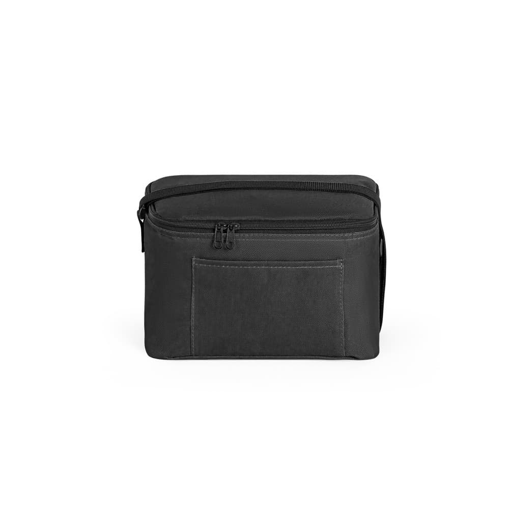 CANCUN. Borsa termica in poliestere riciclato 600D con cinghia regolabile 7 L