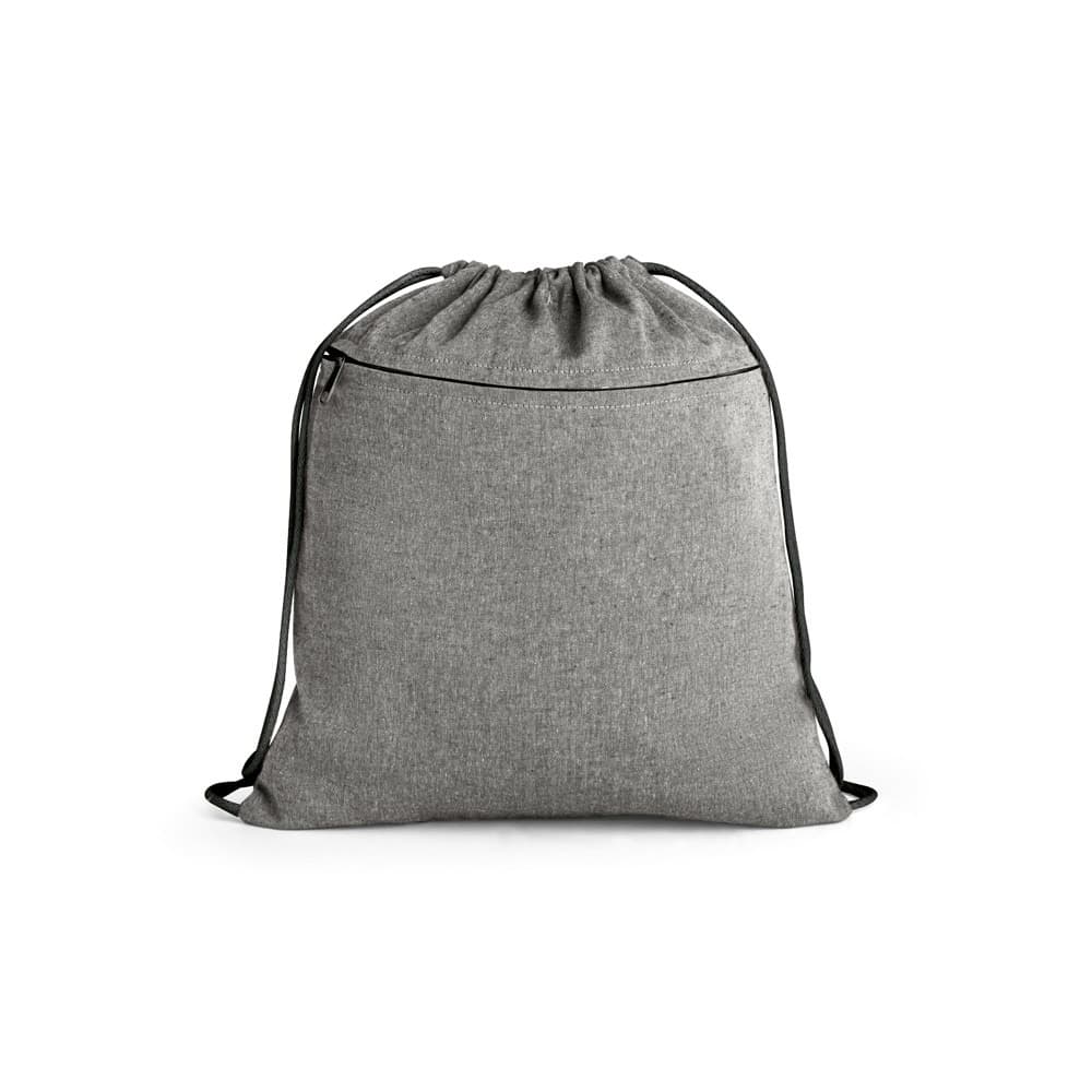 CHANCERY. Zaino a sacca in cotone riciclato (70%), poliestere (30% rPET) (140 g/m²)