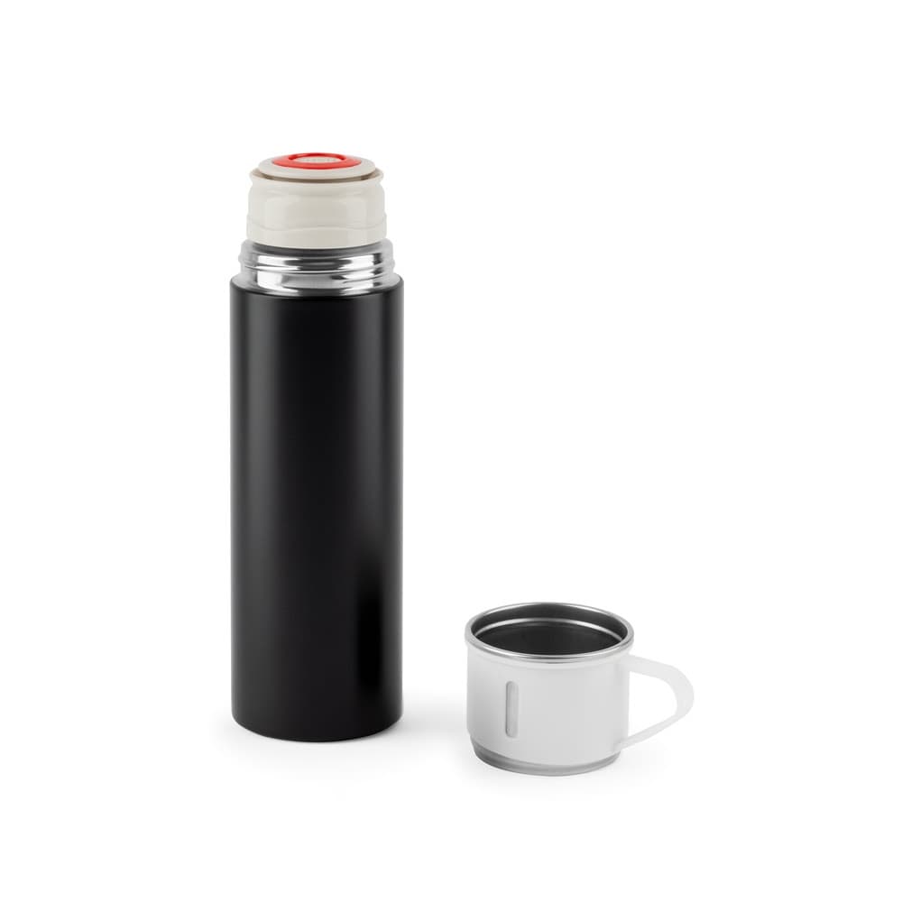 COMANECI. Borraccia in acciaio inox con doppia parete (90% riciclato) con finitura opaca 490 mL
