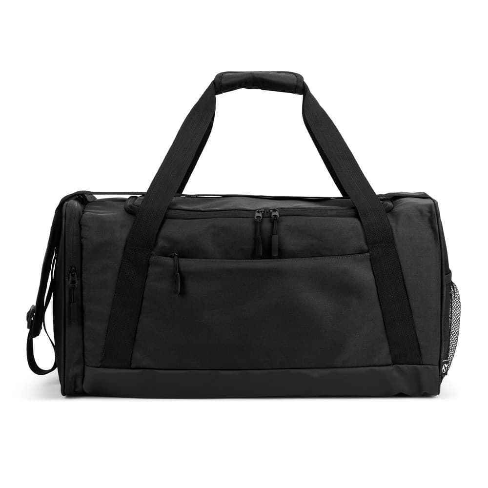 FARO. Borsa sportiva in cotone riciclato e poliestere riciclato (380 g/m²)