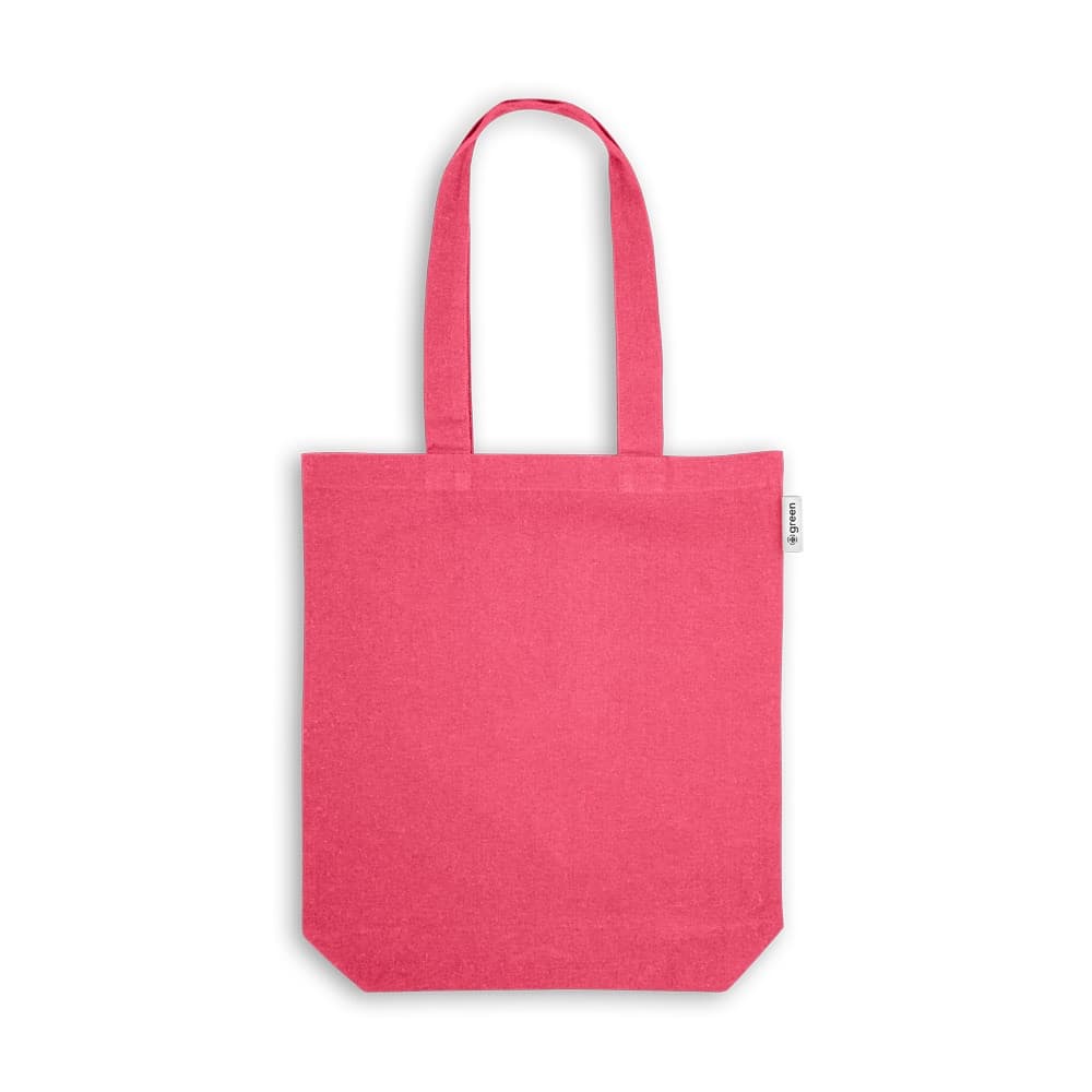 MERIDA. Borsa (220 g/m²) in cotone (50%), cotone riciclato (30%) e poliestere (20% rPET)