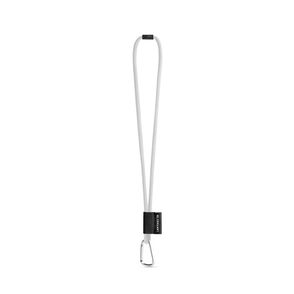 SET Tubo porta cordino lungo (Ø 7 mm) con moschettone a D da 55 mm e chiusura di sicurezza da Ø 7 mm