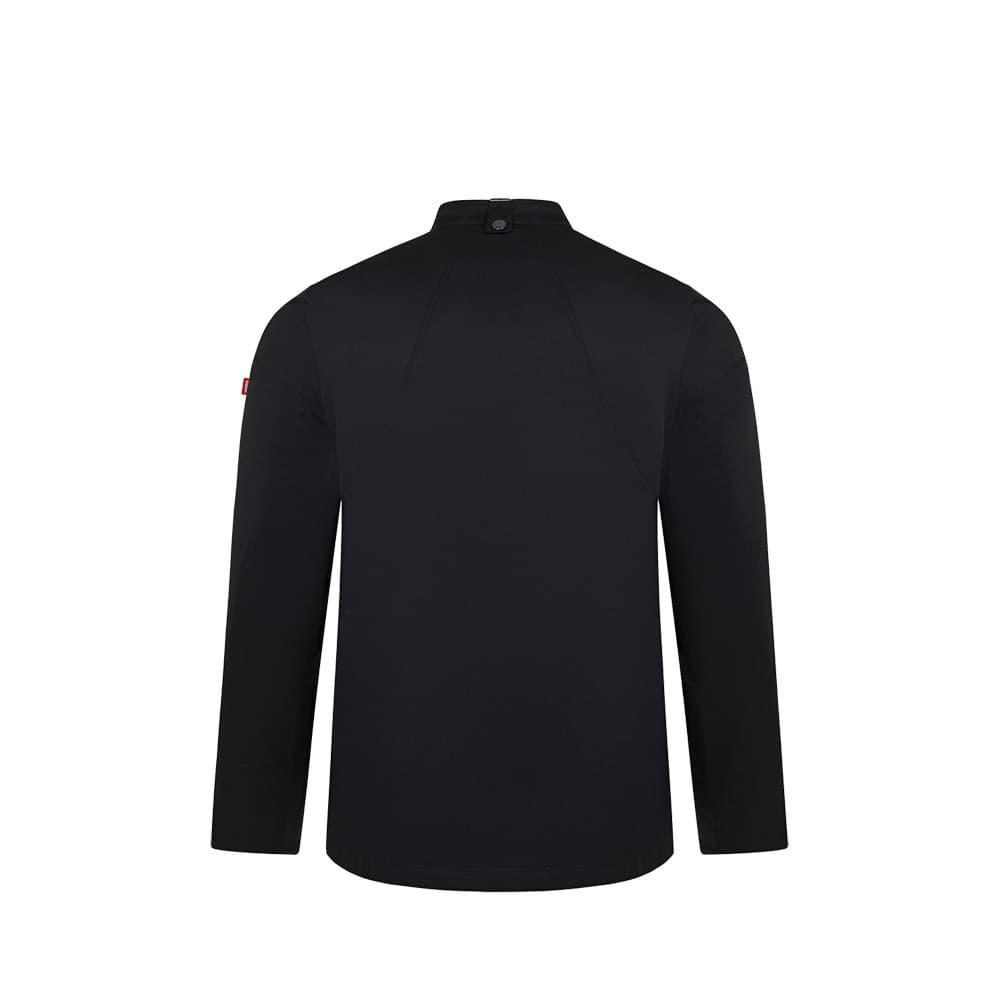 VL AGNI. Giacca da cucina unisex (190 g/m²), realizzata in cotone (35%) e poliestere riciclato (65%)