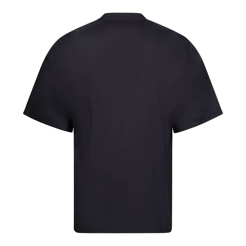 VL DURGA. Giacca da cucina in popeline (110g/m²) a maniche corte, in cotone (35%) e poliestere (65%)