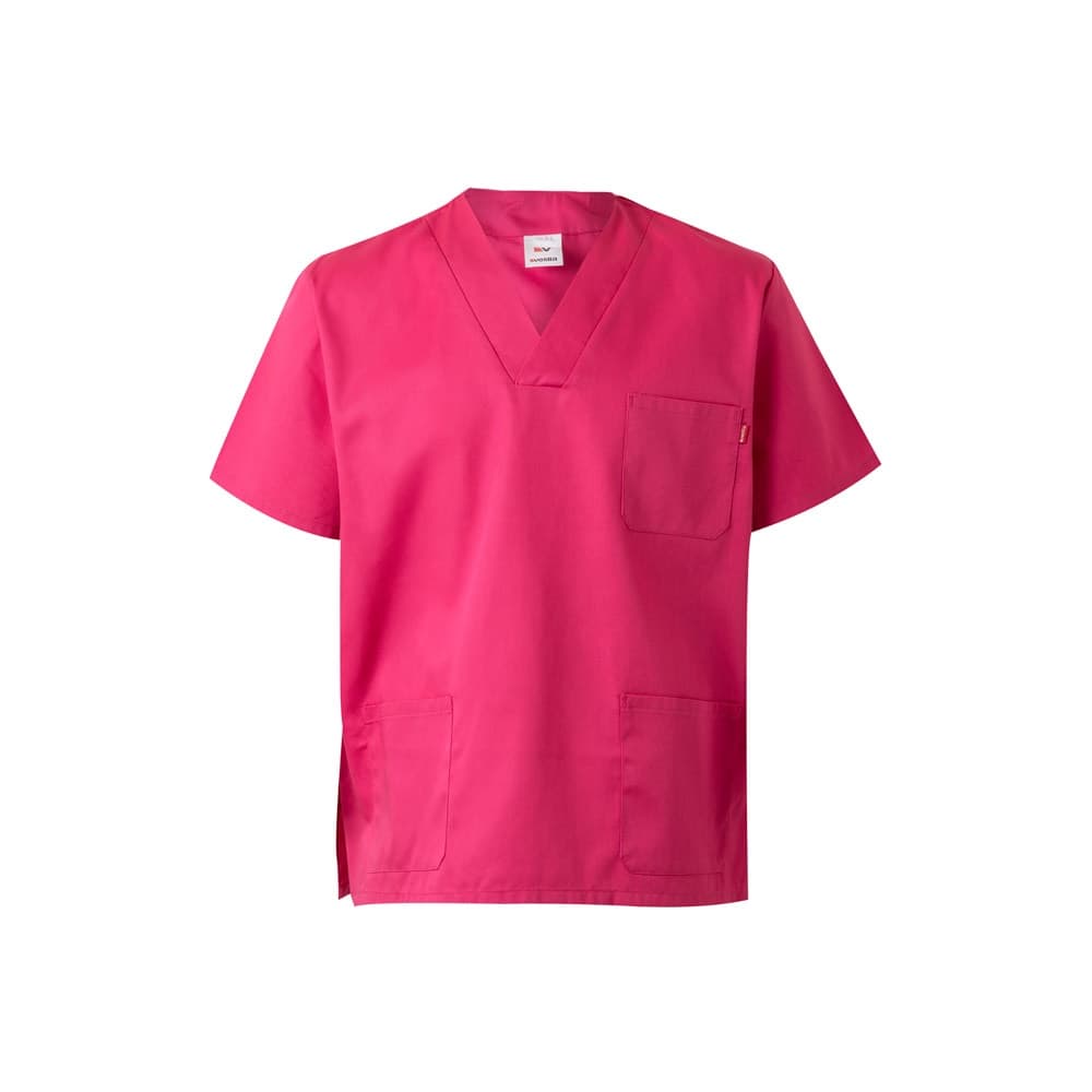 VL ILLAPA. Tunica in twill (190g/m²) a maniche corte, in poliestere (65%) e cotone (35%)