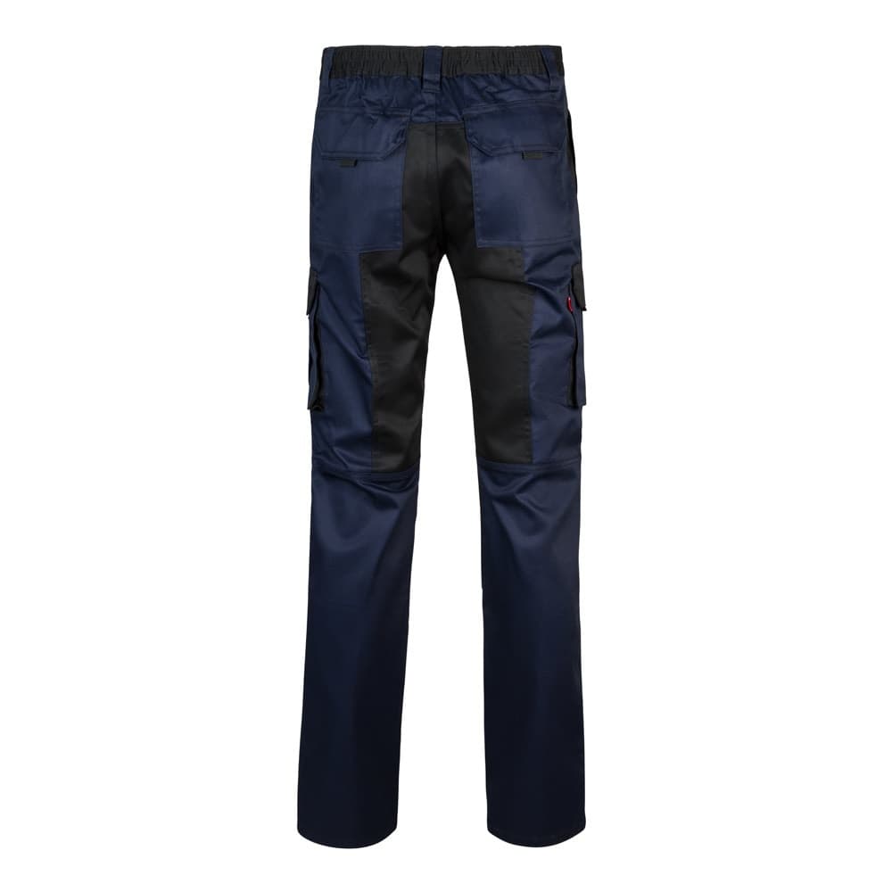 VL NJORD. Pantaloni in twill bicolore con diverse tasche (240g/m²), in cotone (35%) e poliestere (65%)