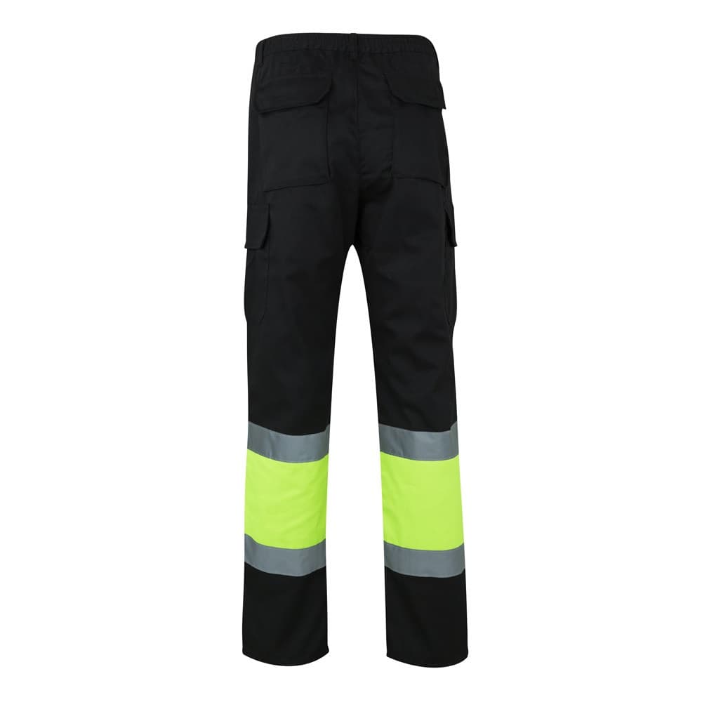 VL POSEIDON. Pantaloni in twill bicolore con diverse tasche (210g/m²), in cotone (20%) e poliestere (80%)