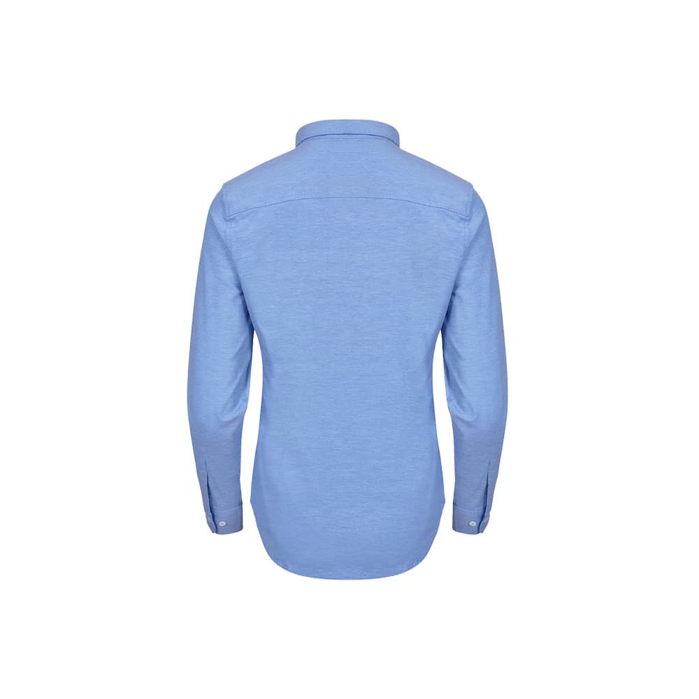 VL PRITHVI WOMEN. Camicia Oxford (180 g/m²) da donna in cotone (50%), poliestere (45%) ed elastan (5%)