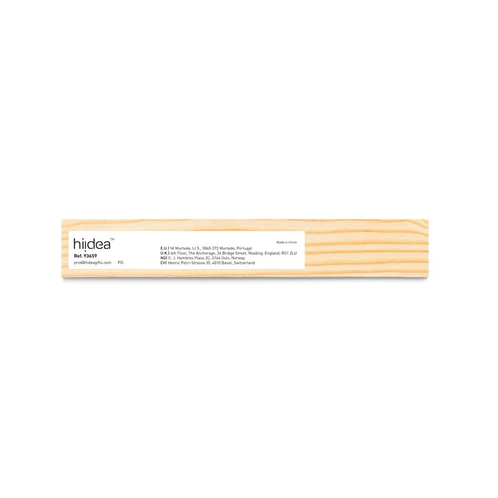 WESLEY 15. Righello in legno di pino con scala graduatada 15 cm