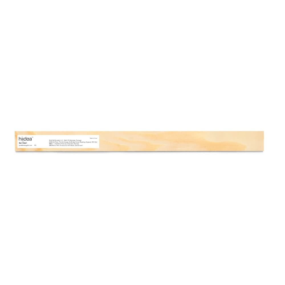 WESLEY 30. Righello in legno di pino con scala graduatada 30 cm
